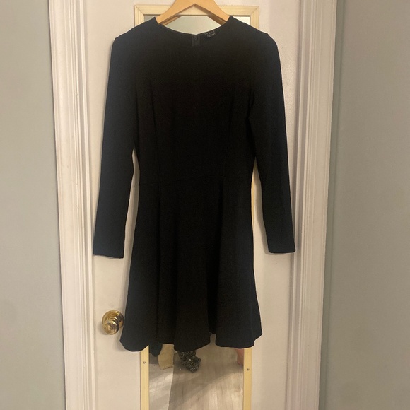 Theory Tillora Long Sleeve Fit & Flare Dress - Excellent Condition - Picture 2 of 4